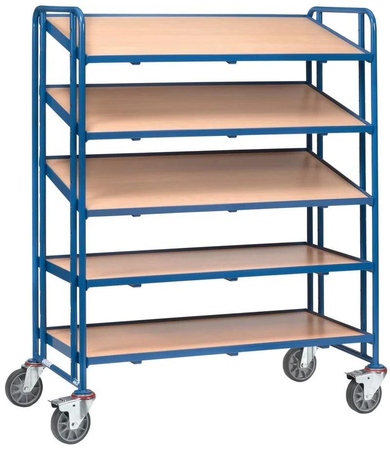 Euro box trolley FETRA, 1384 250kg 3Eb.1250x610mm wooden Fetra
