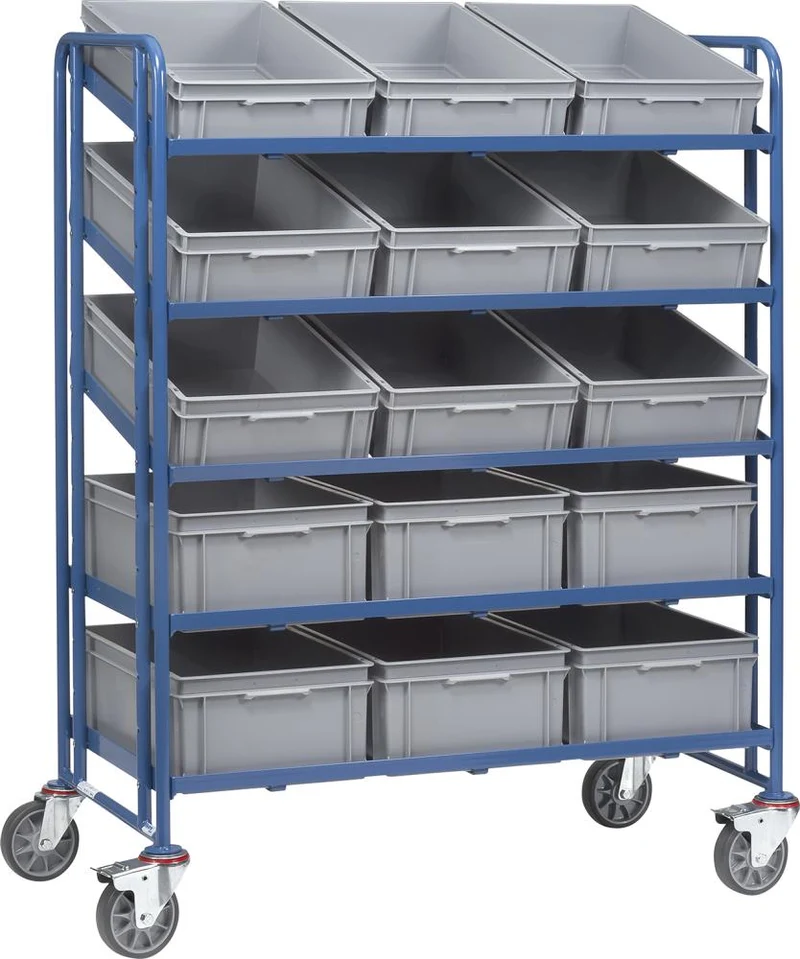 Euro box trolley FETRA, 1398 15 boxes, 1240x610mm