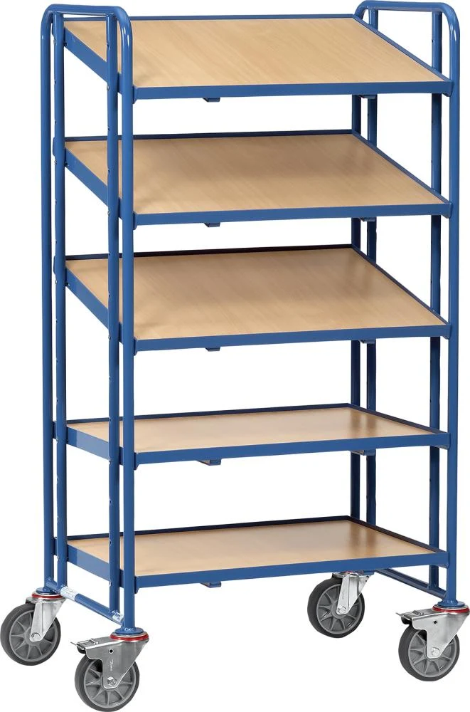 Euro box trolley FETRA, 1371 300 kg 820x610 mm wood