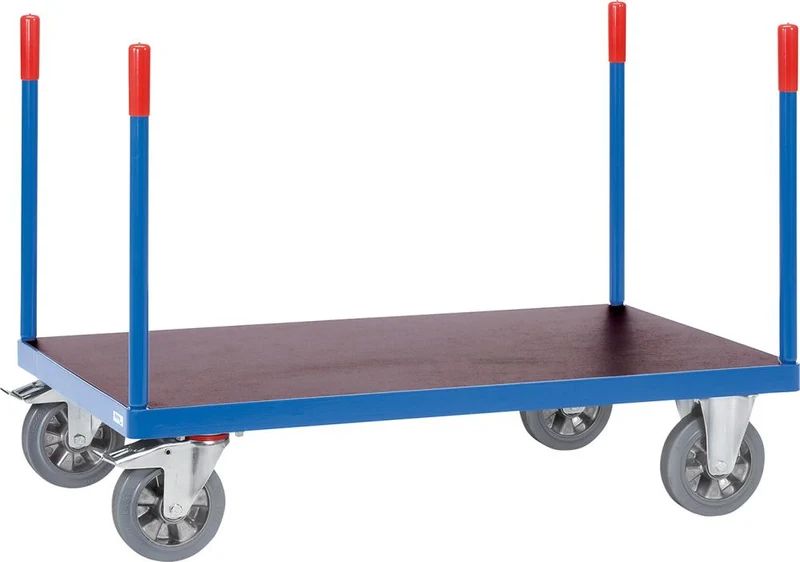 Stake truck FETRA, 1200 kg with waterproof platform loading area 1600 x 800 mm RAL 5007