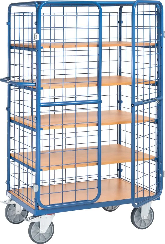 Tiered trolley FETRA, 8582-3DE loading surface 1.000 x 700 mm